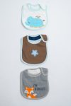 1917211111977-CARTER’S-BOY-HUNGRY-3PCS-BIB,-GREY-AND-BROWN,-0M,-#5000