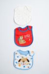 1917211112004-CARTER’S-BOY-HUNGRY-AS-A-BEAR-3PCS-BIB,-RED,-BLUE-AND-GREEN,-0M,-#5000