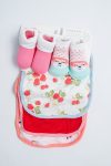 1917221116320-CHERRY-GIRL-5-SETS-STRAWBERRY-BIBS-&-SOCKS,-PINK,-GREEN,-RED,-&-YELLOW,-0-9M,-#8000