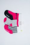 917321112635-HUDSON-GIRL-3-PAIRS-BABY-SOCKS,-PINK-&-BLACK-ROSE,-18-36M,-#5500